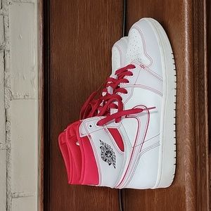 Air Jordan 1 Retro Red and White Size 12